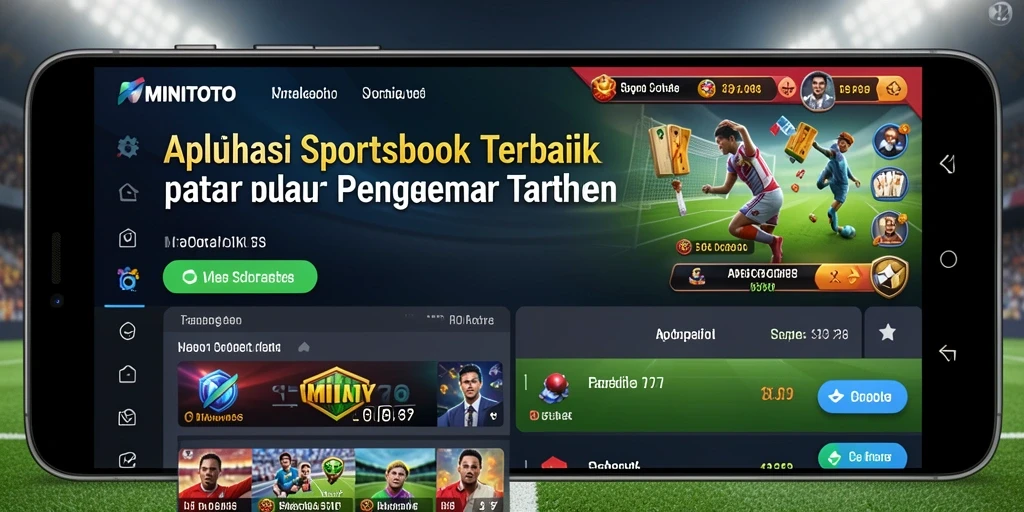 Screenshot utama MINITOTO menampilkan antarmuka taruhan yang menarik.