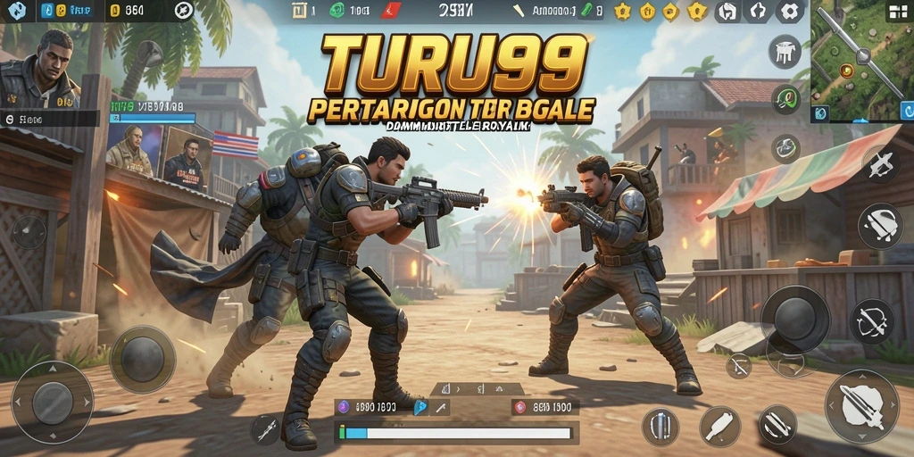 Tangkapan layar gameplay seru di TURU99 saat pertarungan berlangsung.